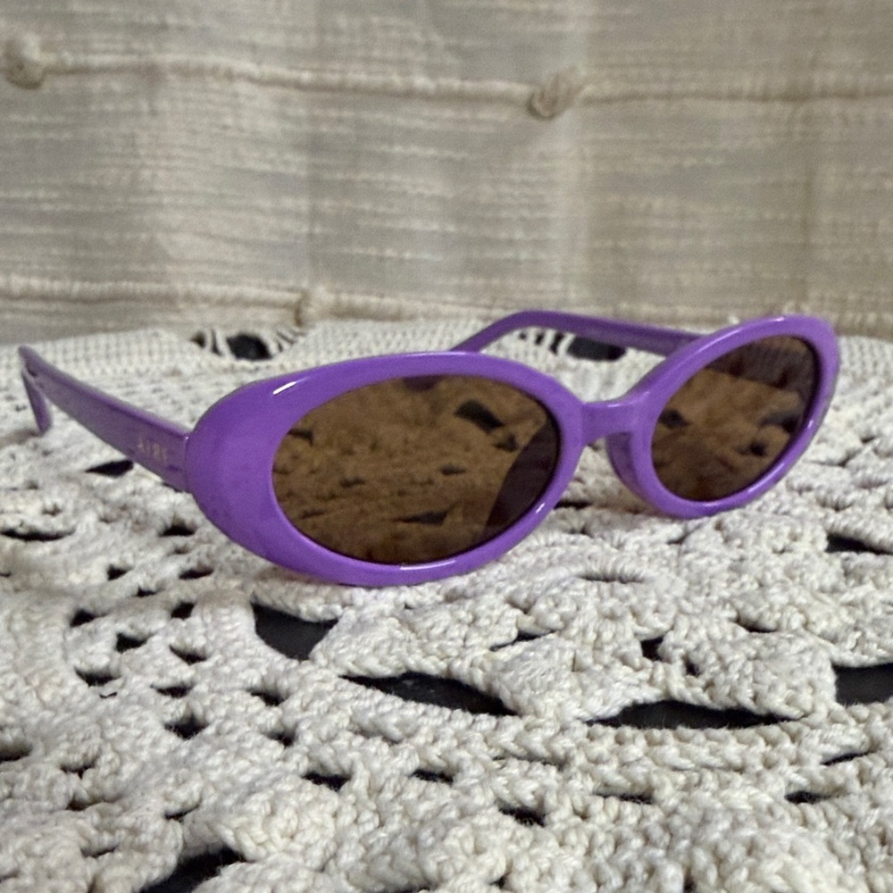 Women's AIRE Fornax Oval Purple/Lilac Sunglasses with Brown Lenses